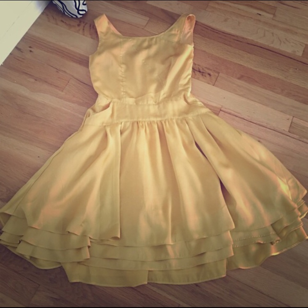Yellow Vintage inspired dress